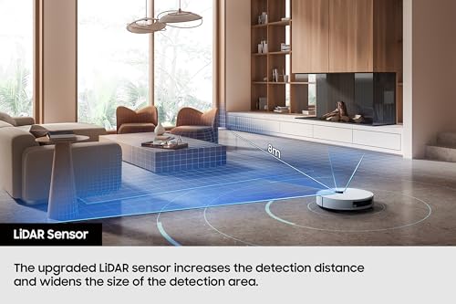 Samsung Bespoke Jet Bot Combo AI+ 3-in-1 Cleaning Robot Vacuum Cleaner - Satin Grey VR7MD97714G/EU