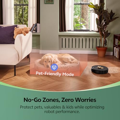 Vexilar W9 Robot Vacuum Cleaner with Mop,6000Pa Robotic Vacuum with LiDAR Navigation,15 No-go Zones, 150 Min Max Runtime, App Control, 3-in-1 Sweep and Mop Robot for Pet Hair, Carpet and Hard Floors
