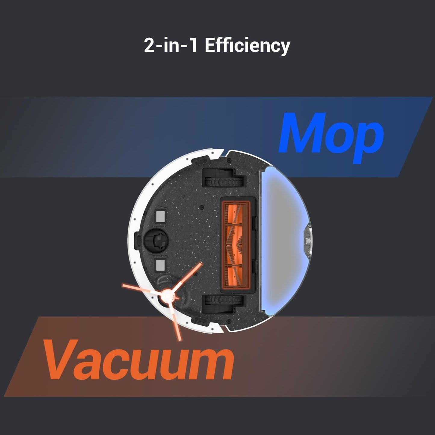 EZVIZ RE4 Plus Robot Vacuum Self Emptying, 4000 Pa, 4L Self-Emptying Station, LiDAR Navigation, Carpet Booster, Self-Charging, Cleans 300㎡, Wi-Fi APP Control, Alexa/Google Compatible, Pet-Friendly