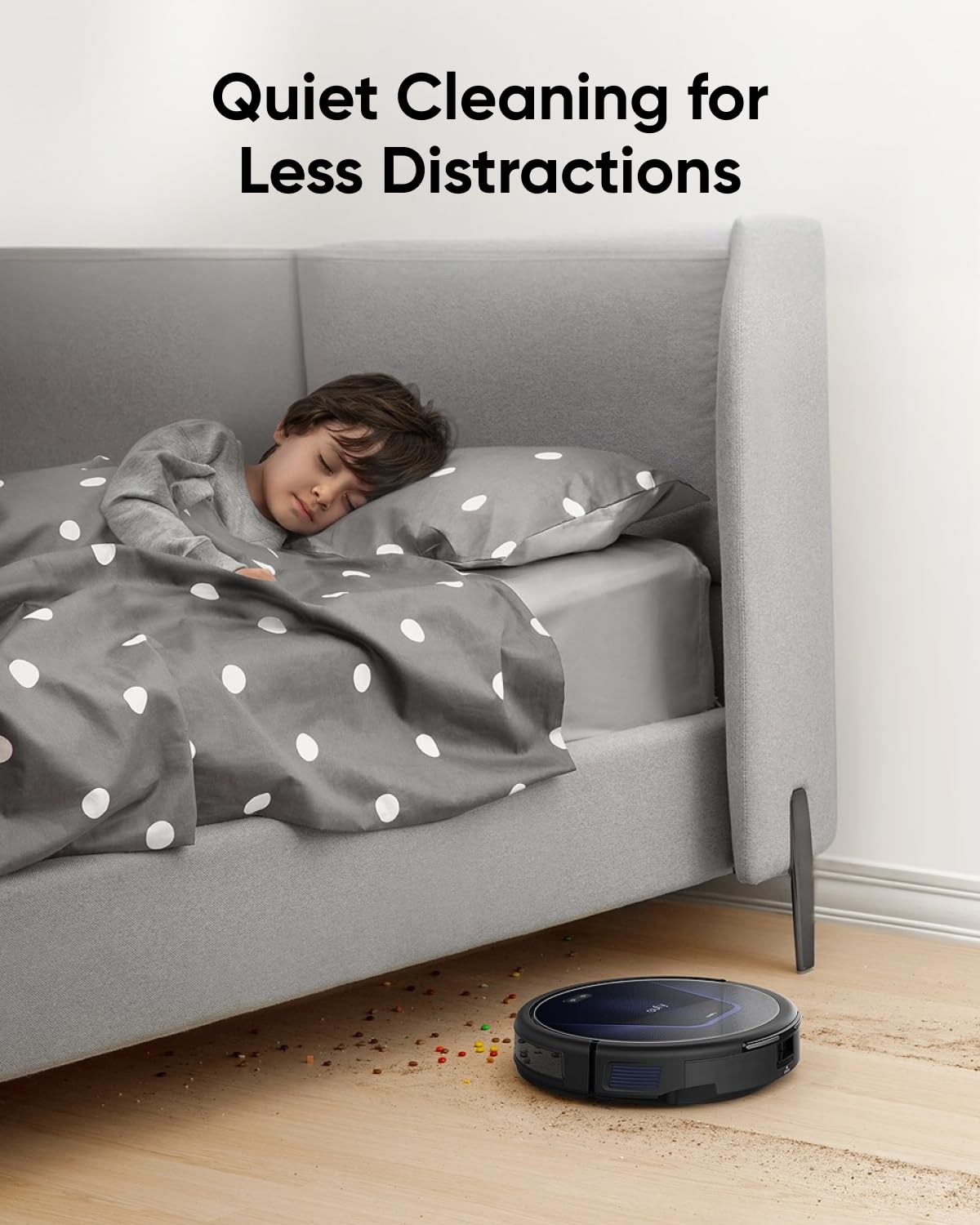 eufy G50 Robot Vacuum Cleaner with 4,000 Pa Strong Suction, Pro-Detangle Comb, Roller Brush, Automatic Charging, Quiet, Work with Alexa, BoostIQ, Ideal for Pet Hair, Hard Floors, Carpet