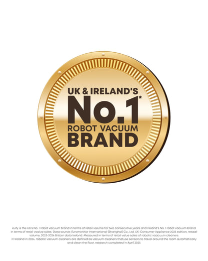 eufy X8 Pro Robot Vacuum Cleaner with Mop and Self-Empty Station, Twin-Turbine™ 2× 4000Pa Suction, Active Detangling™ Roller Brush, and iPath™ Laser Navigation for Pet Hair