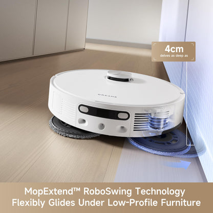 Dreame L10s Ultra Gen 2 Robot Vacuum with Mop, 10000Pa, LiDAR Obstacle Avoidance & MopExtend Technology, Auto Washing&Drying, Self-Emptying&Refilling, 10.5mm Mop Lifting, White