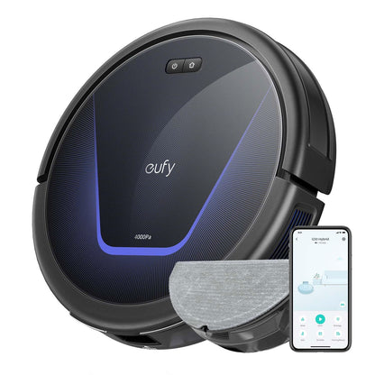eufy G50 Hybrid Robot Vacuum and Mop, 4,000 Pa Strong Suction, Dynamic Navigation, Pro-Detangle Comb, Roller Brush, Ideal for Pet Hair, Hard Floors